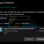 Arreglo: Windows 10 Apaga el Bluetooth