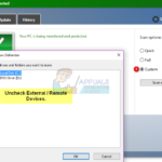 Corrección: Error de escaneo personalizado de Windows Defender 0x80070015