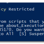¿Cómo arreglar el error $0027Running Scripts is Disabled on this System$0027 en Powershell?