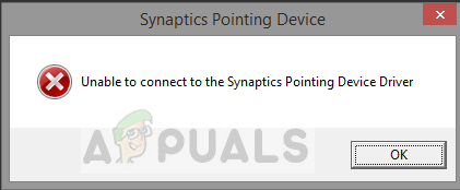 Correction : impossible de se connecter au pilote de périphérique de pointage Synaptics