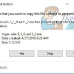 Fix: ¿Estás seguro de que quieres copiar este archivo sin sus propiedades?