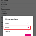 Cómo hacer que su número sea privado en Android