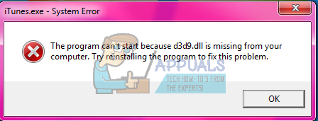Comment réparer d3d9.dll a disparu