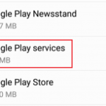 Corrección: Problema desconocido con los servicios de Google Play