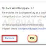 Corrección: el atajo de retroceso no funciona en Google Chrome